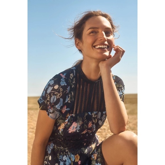 Anthropologie Foxiedox Farfara Floral Mini Dress - Picture 4 of 16